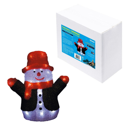 Фигура снеговик Uniel ULD-M2730-024/STA WHITE IP20 SNOWMAN 09557