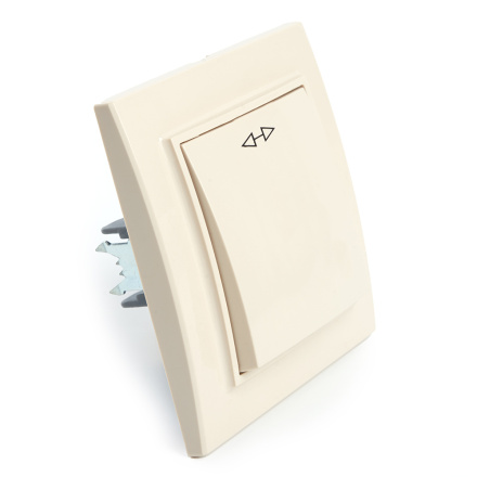 Переключатель перекрестный 1-клавишный Stekker Эрна 39926