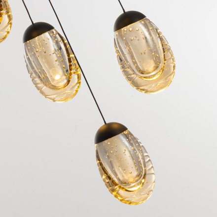 Подвесной светильник Delight Collection MD25090022-5B matt black/champagne