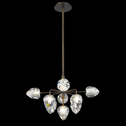 Подвесная люстра Delight Collection On the Rocks P68038L-9 gold