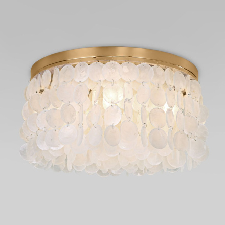 Потолочная люстра Eurosvet Sandra60084/5 латунь/перламутр Smart a071170