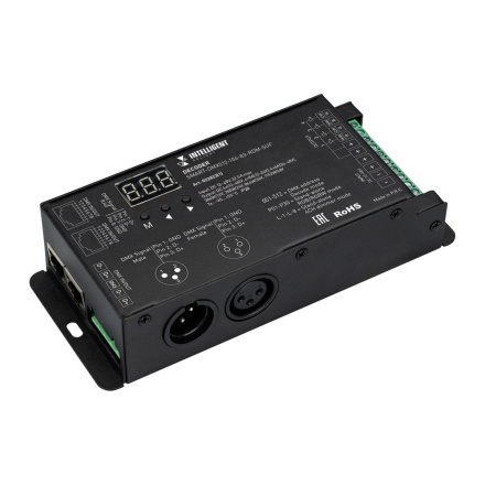 Декодер Arlight SMART-DMX512-104-83-RDM-SUF (12-48V, 4x8A, XLR3/RJ45) 023823(1)