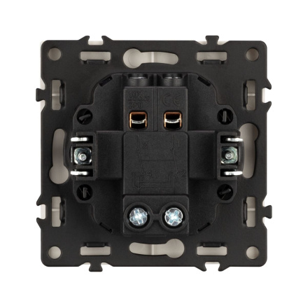 Механизм выключателя одноклавишный перекрёстный Arlight SWT-NOBE-MKX1-SFPL-WH (230V, 10A) 054234