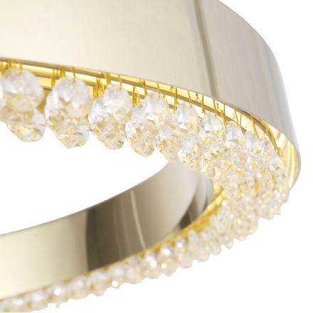 Подвесная люстра Crystal Lux SATURN SP90W LED GOLD