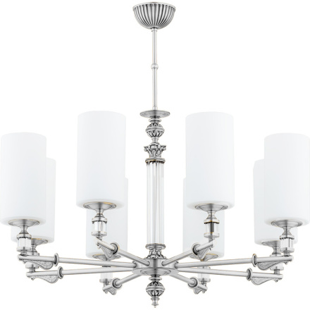 Люстра на штанге Kutek MERANO-SZKLANY KLOSZ MER-ZW-8(BN)