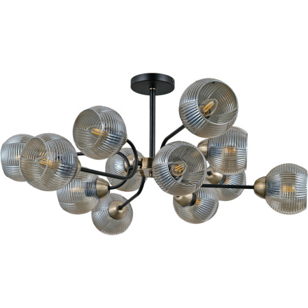 Люстра на штанге Illumico IL0398-12CSQ-79 BK AB