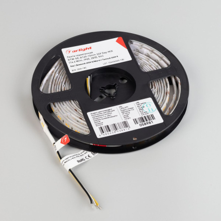 Светодиодная лента герметичная Arlight RTW-SE-A140-10mm 24V Day-MIX (14.4 W/m, IP65, 2835, 5m) 058981