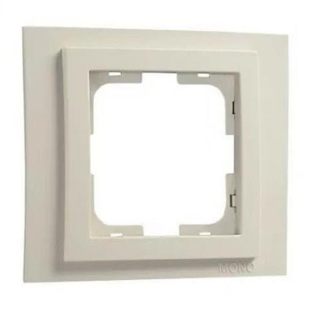 Рамка на 1 пост Mono Electric Larissa слоновая кость 103-010100-160