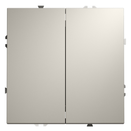 Выключатель двухклавишный Voltum S70 VLS020103 (кашемир)