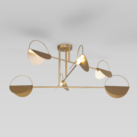 Потолочная люстра Eurosvet Grazia 70148/6 золото a062038