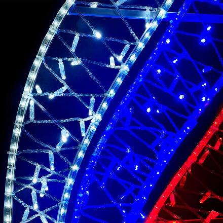 Светодиодная консоль Звезда с российским флагом Laitcom (LTC) LC-13407