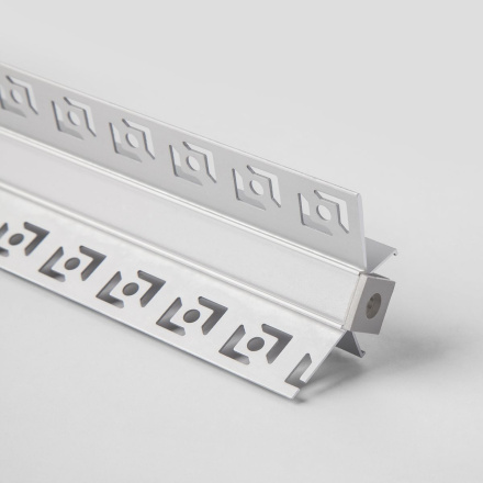 Профиль встраиваемый угловой алюминиевый с экраном Elektrostandard внутренний угол LL-2-ALP014 4690389170577