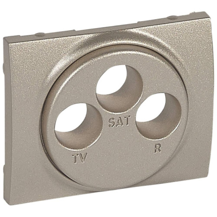 Лицевая панель Legrand Galea Life розетки TV-R SAT титановая 771473