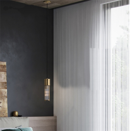 Подвесной светильник Delight Collection Claridges 10258P1 bronze