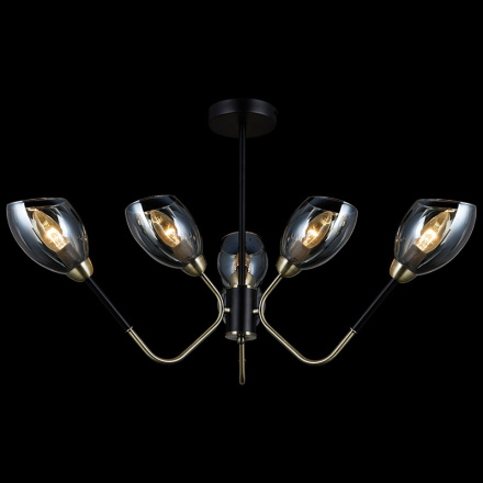 Люстра на штанге Illumico IL9960-6CSQ-79 BK AB