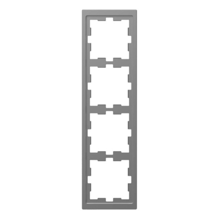 Рамка 4-постовая Schneider Electric Merten D-Life MTN4040-6536