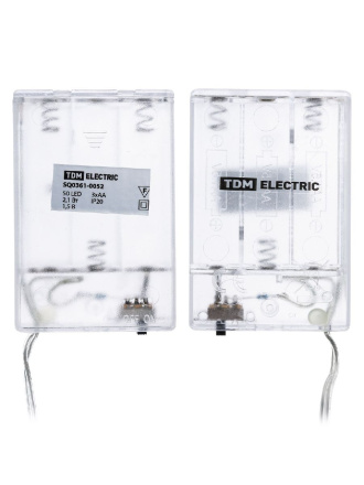 Светодиодная гирлянда TDM Electric Роса50 3хАА теплый белый без мерцания SQ0361-0052