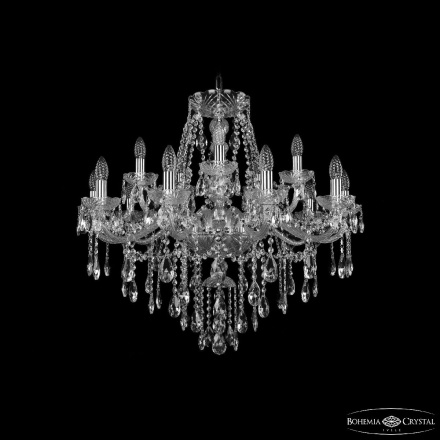 Подвесная люстра Bohemia Ivele Crystal 1415/10+5/300 Ni