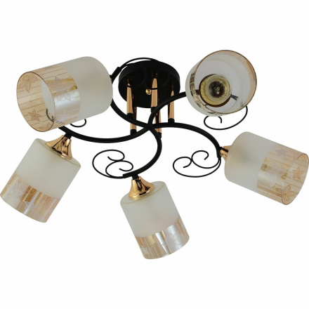 Люстра на штанге Reluce 01315-0.3-05 BK+FGD