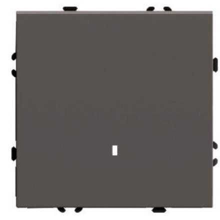 Выключатель 1-клавишный c индикатором (механизм) Stekker Эмили 250В 10А RSW10-5101-09 антрацит soft touch 49915