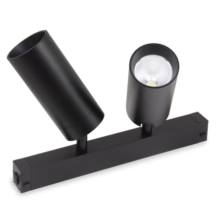 Трековый однофазный светильник AM Group AM528 BK-220V-2X10W SMART