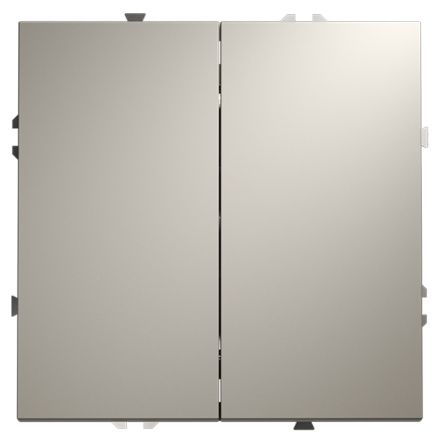 Выключатель с самовозвратом двухклавишный Voltum S70 VLS020603 (кашемир)