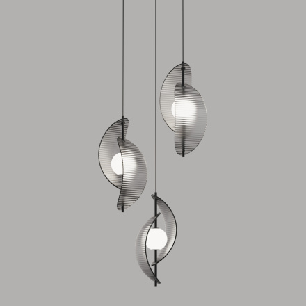 Подвесной светильник Delight Collection MD24030035-3A black/smoky