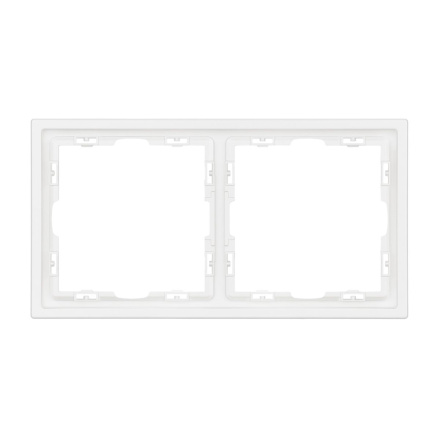 Рамка пластиковая Arlight FRM-NOBE-SFPL-2-WH 054215