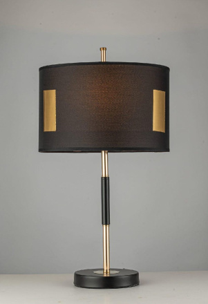 Настольная лампа Arti Lampadari Oggebio E 4.1.T2 BKG