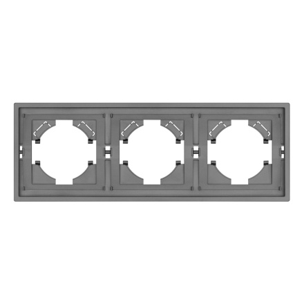 Рамка пластиковая на 3 поста Arlight FRM-TENDO-PL-3-GR 053845