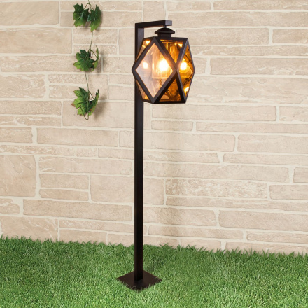 Уличный светильник на столбе Elektrostandard Ambra 35133/F черный 4690389176876 a056235