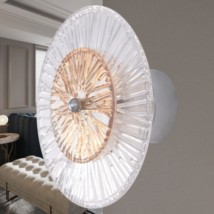 Настенный светильник Arte Milano 1.1252B.D150.H150.LED Ni