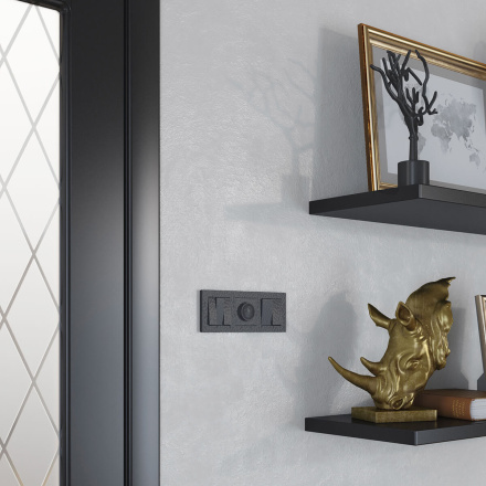 Рамка Werkel Hammer черный 4690389163449