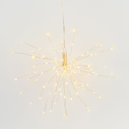 Фигура фейерверк Uniel ULD-H3030-150/DTA/3AA/RC WARM WHITE IP20 FIREWORKS UL-00009940