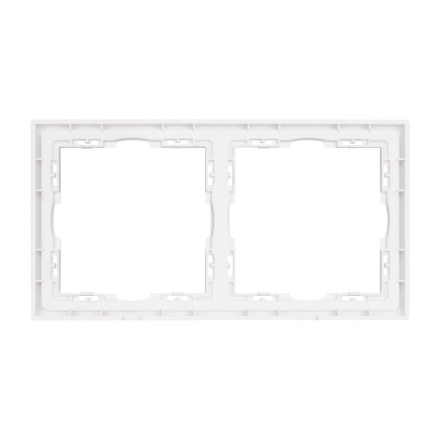 Рамка пластиковая Arlight FRM-NOBE-SFPL-2-WH 054215