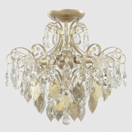 Потолочный светильник Crystal Lux ESMIRALDA PL4 GOLD
