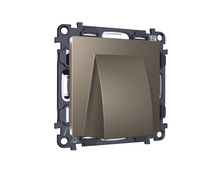 Комплект вывода кабеля с фиксатором Alfa Темная бронза матовый Quant Ambrella Volt MA645810 (AP6458, VM238)