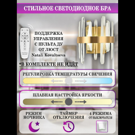 Настенный светильник Natali Kovaltseva Bernardi LED LAMPS 81116/1W