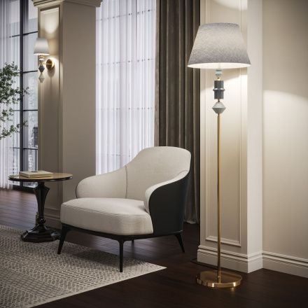 Торшер Eurosvet Olaria 109012 латунь a071407