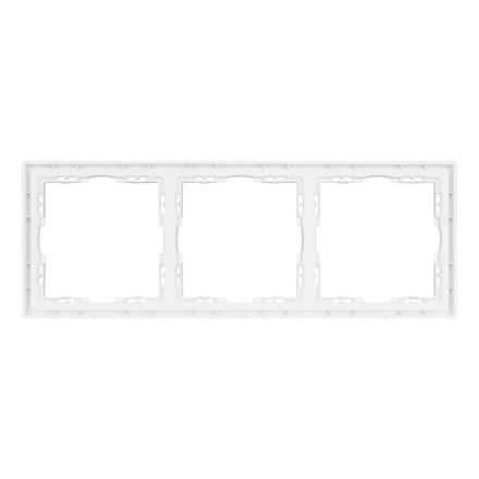 Рамка пластиковая Arlight FRM-NOBE-SFPL-3-WH 054219