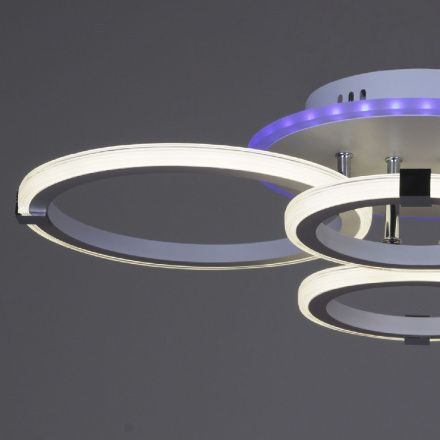 Потолочная люстра Reluce 06319-3.3-04 WH+CR (RGB)