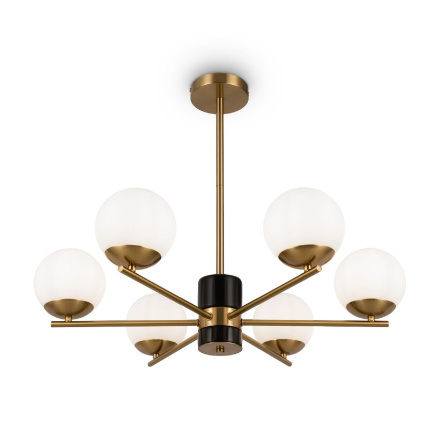 Люстра на штанге Freya Marble FR5230PL-06BS