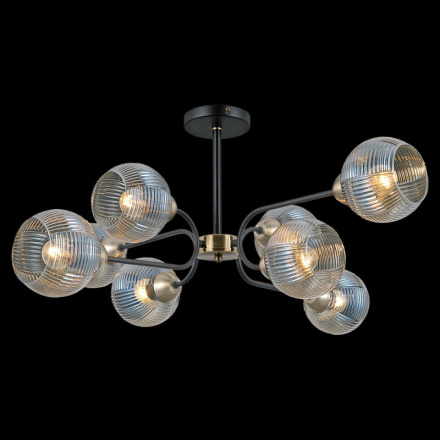 Люстра на штанге Illumico IL0398-8CSQ-79 BK AB