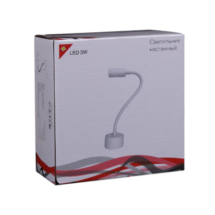 Гибкое бра Reluce 86201-9.2-001MN LED3W WT