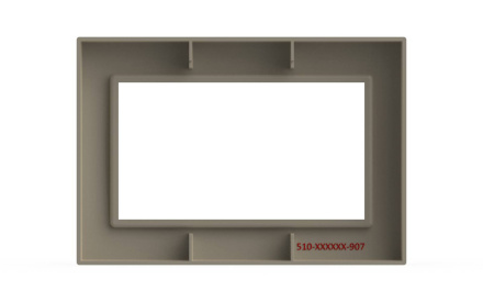 Рамка для двухместной розетки с заземлением ELBI Vega 510-010300-907