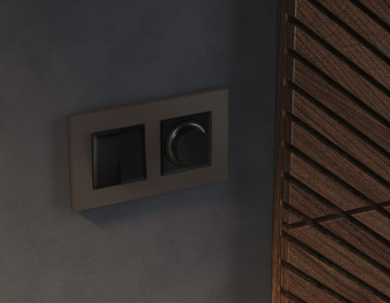 Рамка двухместная Ambrella Volt Qubi AF250632