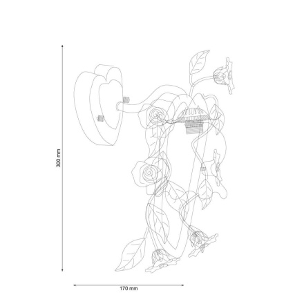 Бра Lucia Tucci Fiori Di Rose W107.1