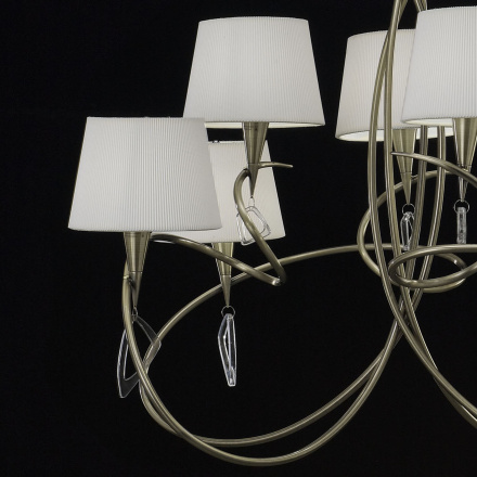 Подвесная люстра Mantra Mara Antique Brass 1634