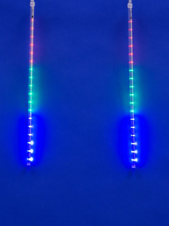 Уличная светодиодная гирлянда (11122) Uniel занавес Падающие звезды 220V разноцветный ULD-E2405-240/DTK MULTI IP44 METEOR