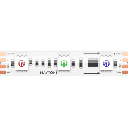 Светодиодная лента Maytoni Led Strip 12В 5050 14,4Вт/м RGB 5м IP67 201244